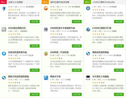 Some free ticket-snatching software you can find on the internet