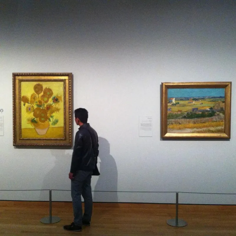 At the Van Gogh Art Museum