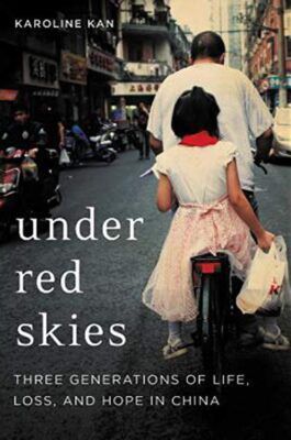Book cove of under red skies by Karoline Kan. 