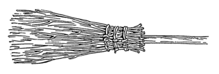 A besom. (Wikimedia)