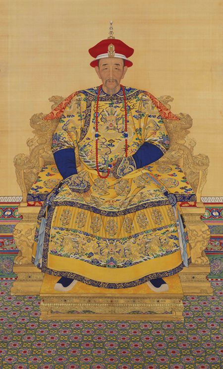 A portrait of the Kangxi Emperor