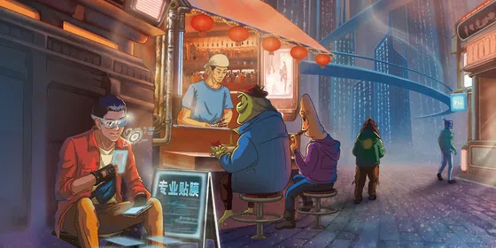 interplanetary street stall, chinese english translation, chinese literature, chinese novels, chinese writers, Chinese science fiction, street-stall economics, Wang Nuonuo, Chinese Short story