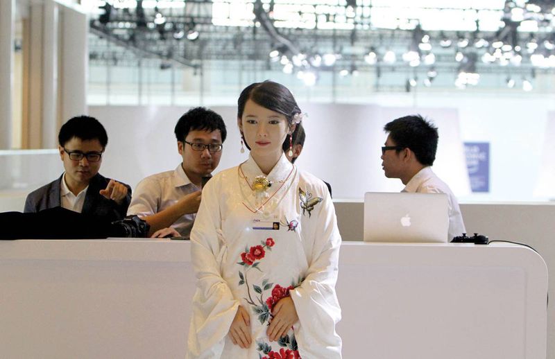 Meet Jia Jia, a robot who is technically single