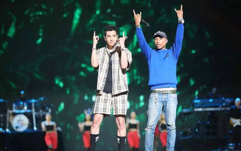 Like Pharrell Williams (American) and Kris Wu (Canadian) (Sohu)
